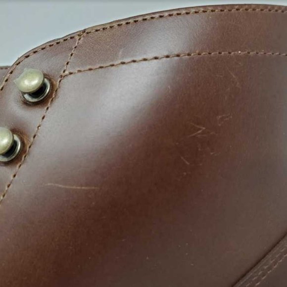 New men's 12 J Crew Kenton leather cap toe boots - Picture 8 of 15